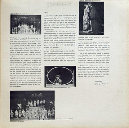 Barbra Streisand • Sydney Chaplin : Funny Girl (Original Broadway Cast) (LP, Album, Scr)
