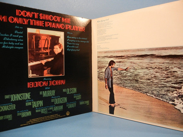 Elton John : Don't Shoot Me I'm Only The Piano Player (LP, Album, Glo)