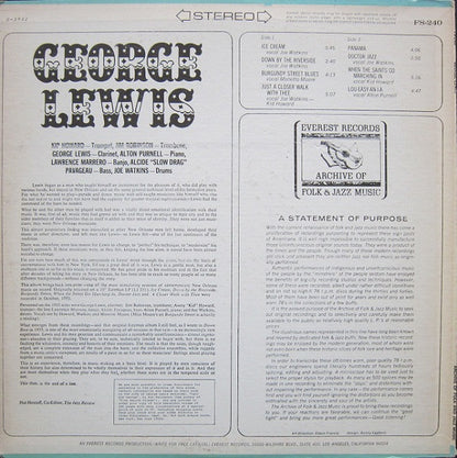 George Lewis (2) : George Lewis (LP, Album, All)
