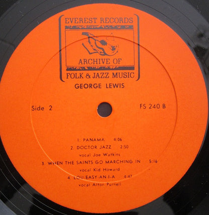 George Lewis (2) : George Lewis (LP, Album, All)