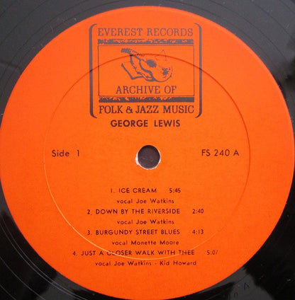 George Lewis (2) : George Lewis (LP, Album, All)