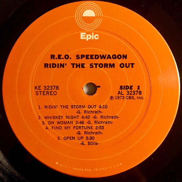 R.E.O. Speedwagon* : Ridin' The Storm Out (LP, Album, Ter)