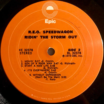R.E.O. Speedwagon* : Ridin' The Storm Out (LP, Album, Ter)