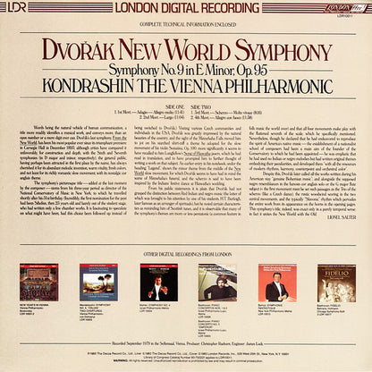 Dvořák*, Kondrashin*, The Vienna Philharmonic* : New World Symphony (LP, Album)