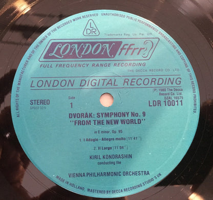 Dvořák*, Kondrashin*, The Vienna Philharmonic* : New World Symphony (LP, Album)