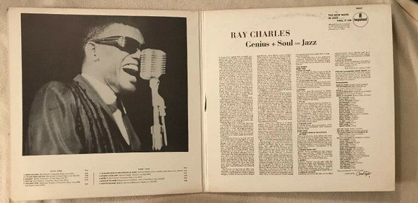 Ray Charles : Genius + Soul = Jazz (LP, Album, Club, RE, Cap)