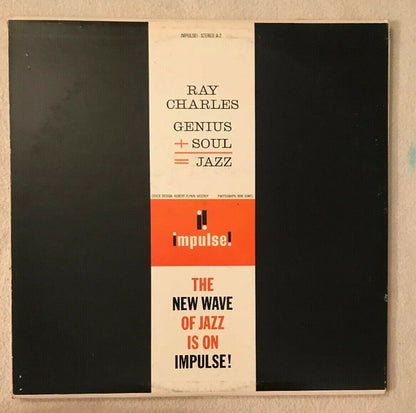Ray Charles : Genius + Soul = Jazz (LP, Album, Club, RE, Cap)