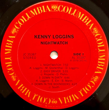 Kenny Loggins : Nightwatch (LP, Album, Cus)