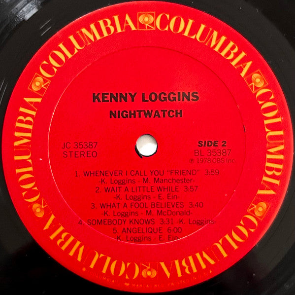 Kenny Loggins : Nightwatch (LP, Album, Cus)
