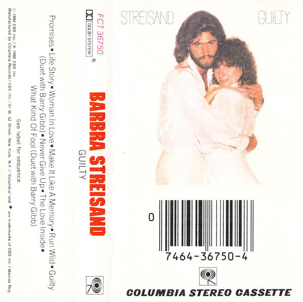Barbra Streisand : Guilty (Cass, Album)