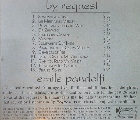 Emile Pandolfi : By Request (CD, Album)
