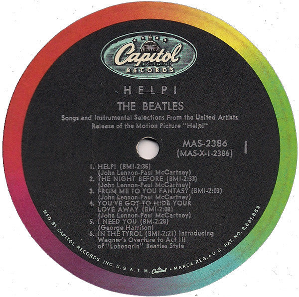 Buy The Beatles : Help! (Original Motion Picture Soundtrack) (LP