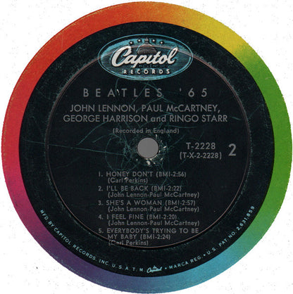 The Beatles : Beatles '65 (LP, Album, Mono, Roc)