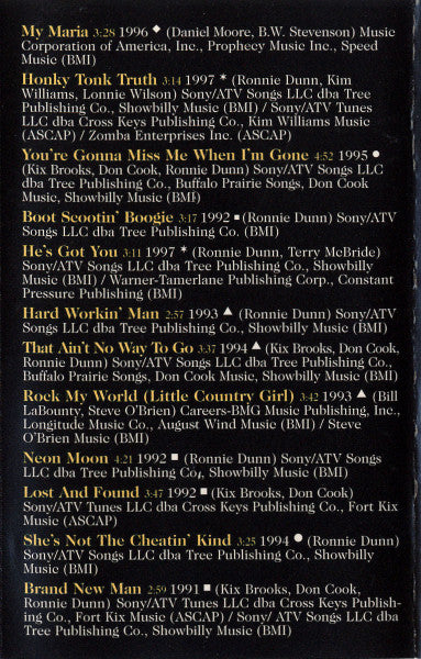 Brooks & Dunn : The Greatest Hits Collection (Cass, Comp, Son)