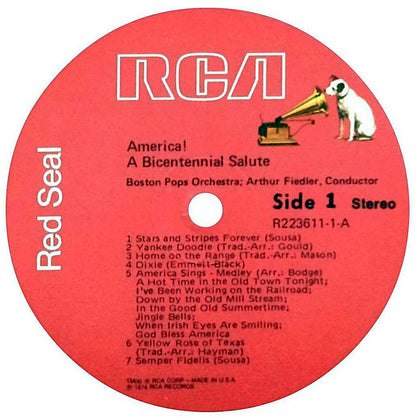 Arthur Fiedler / Boston Pops* : America! A Bicentennial Salute (2xLP, Comp)