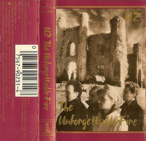 U2 : The Unforgettable Fire (Cass, Album, SR,)