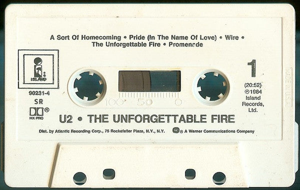 U2 : The Unforgettable Fire (Cass, Album, SR,)