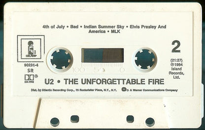 U2 : The Unforgettable Fire (Cass, Album, SR,)