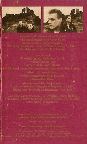 U2 : The Unforgettable Fire (Cass, Album, SR,)