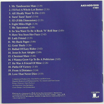 The Byrds : 20 Essential Tracks From The Boxed Set: 1965-1990 (CD, Comp, RE, RM)