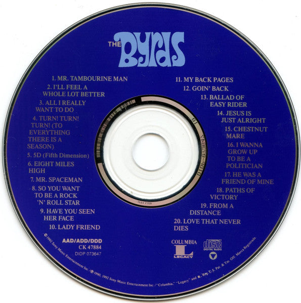 The Byrds : 20 Essential Tracks From The Boxed Set: 1965-1990 (CD, Comp, RE, RM)