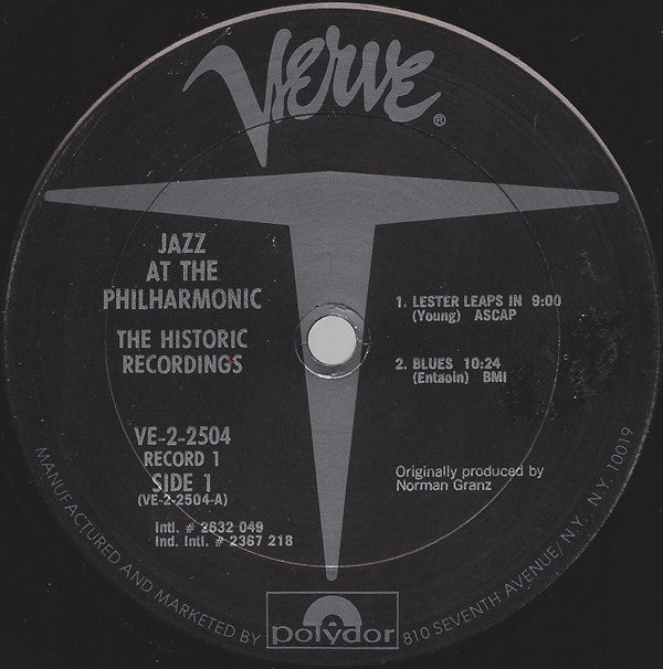 Jazz At The Philharmonic : The Historic Recordings (2xLP, Album, RE, Pit)