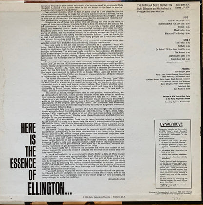 Duke Ellington And His Orchestra : The Popular Duke Ellington (LP, Album, Roc)