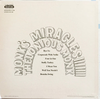 Thelonious Monk : Monk's Miracles (LP, Comp, Club)