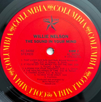 Willie Nelson : The Sound In Your Mind (LP, Album, Pit)