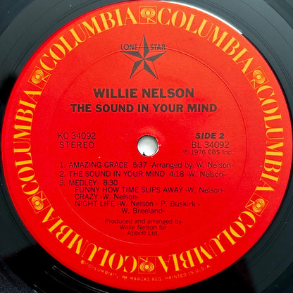 Willie Nelson : The Sound In Your Mind (LP, Album, Pit)
