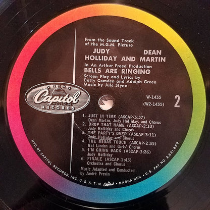 Judy Holliday And Dean Martin : Bells Are Ringing (LP, Mono)