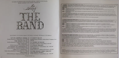 The Band : The Best Of The Band (CD, Comp, RE)