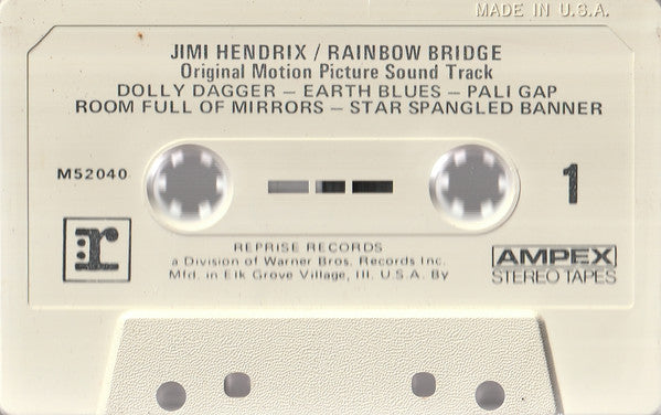 Jimi Hendrix : Rainbow Bridge - Original Motion Picture Sound Track (Cass, Album)