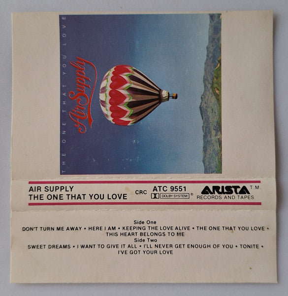Air Supply : The One That You Love (Cass, Album, Club, Dol)