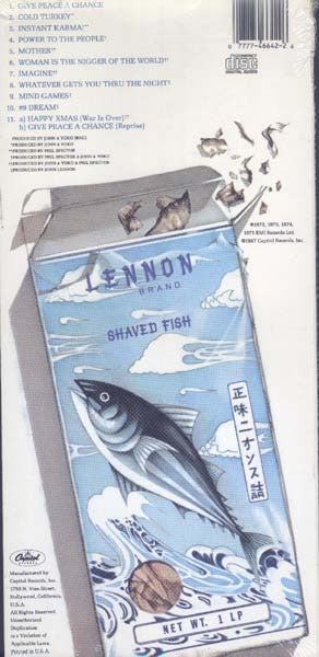 Lennon* / Plastic Ono Band* : Shaved Fish (CD, Comp)
