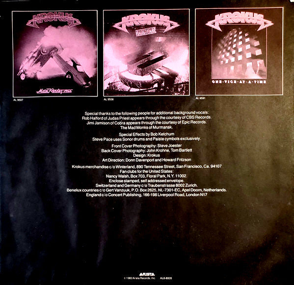 Krokus : Headhunter (LP, Album, Club, CRC)