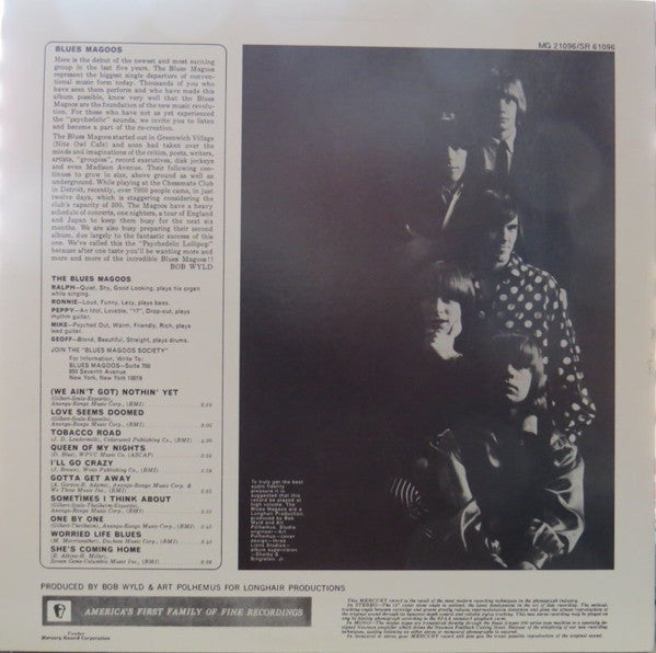 Blues Magoos : Psychedelic Lollipop (LP, Album, RE)