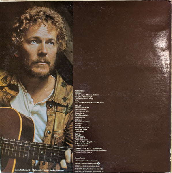 Gordon Lightfoot : Gord's Gold (LP, Comp)
