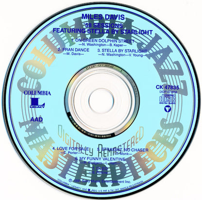 Miles Davis : '58 Sessions Featuring Stella By Starlight (CD, Comp, RM)