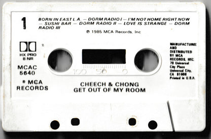 Cheech & Chong : Get Out Of My Room (Cass, Album, Whi)