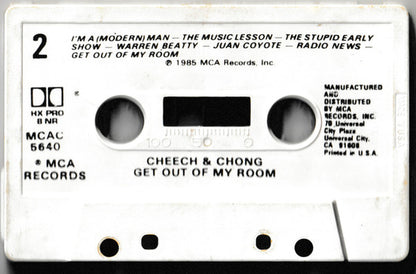 Cheech & Chong : Get Out Of My Room (Cass, Album, Whi)