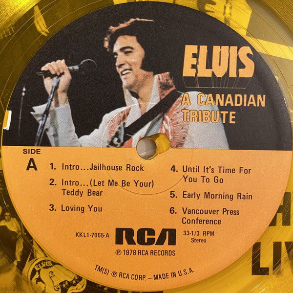 Elvis Presley : A Canadian Tribute (LP, Comp, Gol)