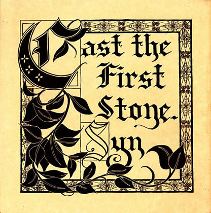 Syn (13) : Cast The First Stone (LP, Album)