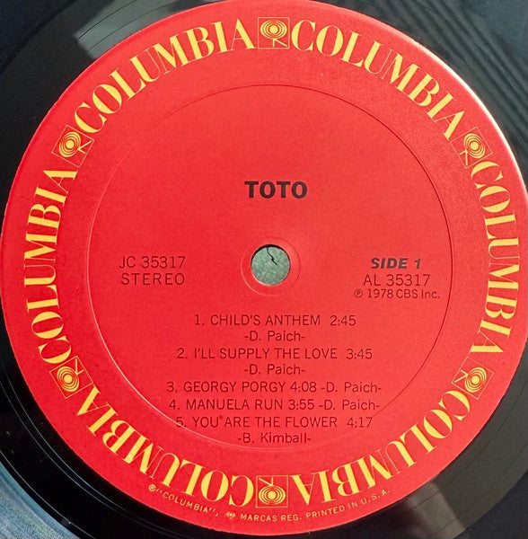Toto : Toto (LP, Album, RP, Pit)