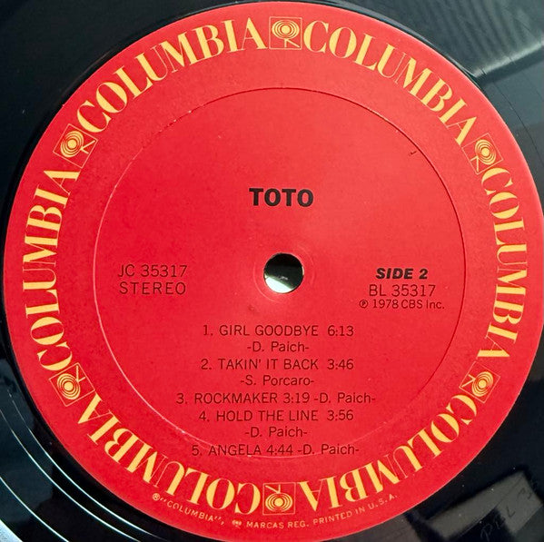 Toto : Toto (LP, Album, RP, Pit)