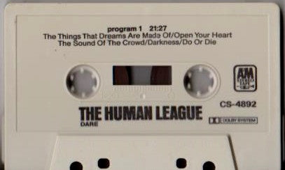 The Human League : Dare (Cass, Album)