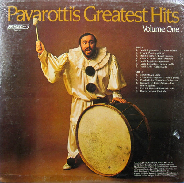 Luciano Pavarotti : Pavarotti's Greatest Hits (Volume One) (LP, Comp)