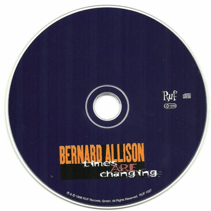 Bernard Allison : Times Are Changing (CD, Album)