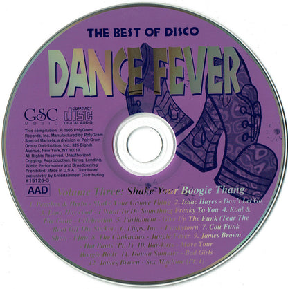Various : Dance Fever - The Best Of Disco (3xCD, Comp)