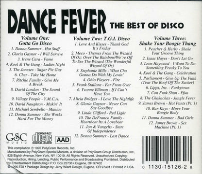 Various : Dance Fever - The Best Of Disco (3xCD, Comp)